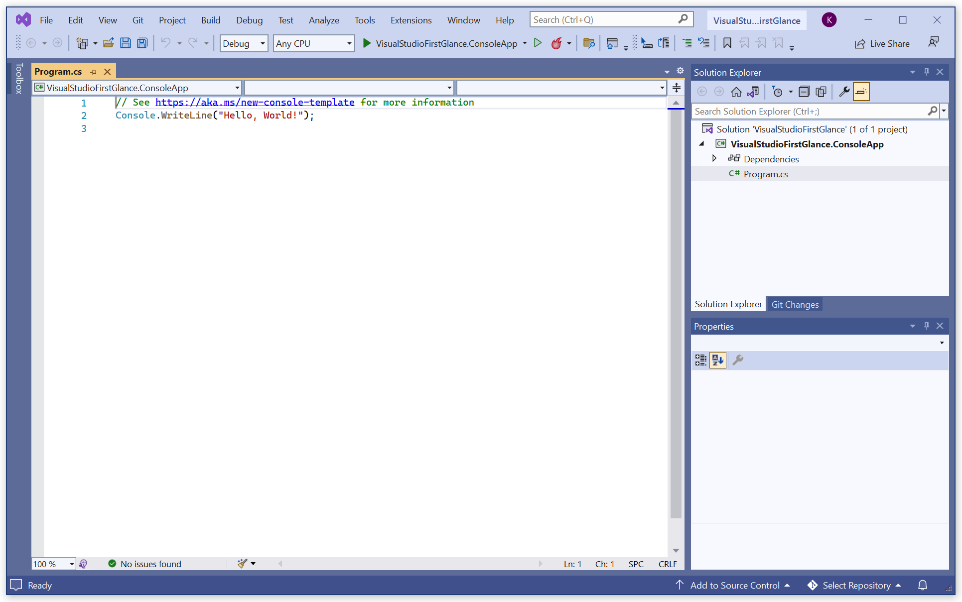 Tutorial: Microsoft Visual Studio for beginners