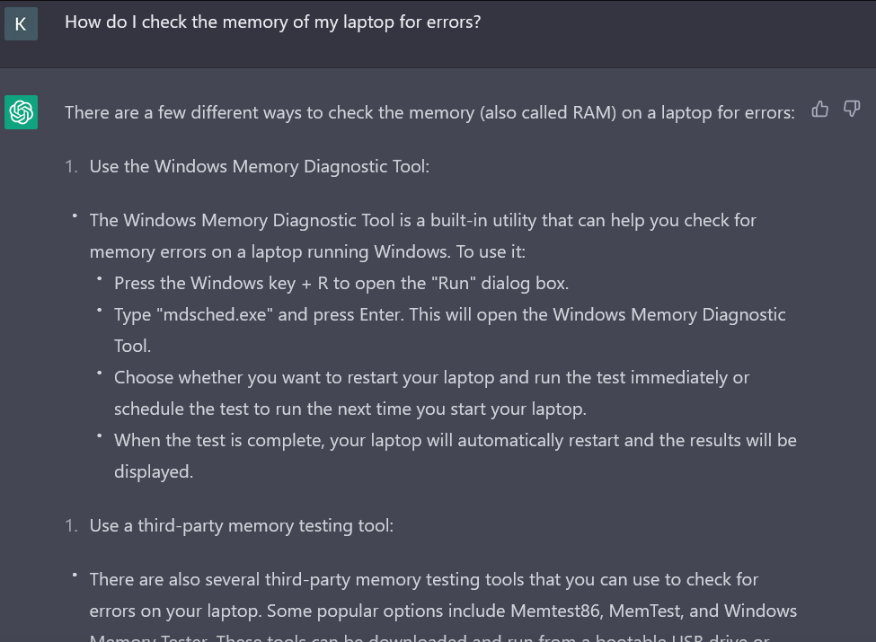 check memory for errors windows - chatgpt yay or nay - kens learning curve.png