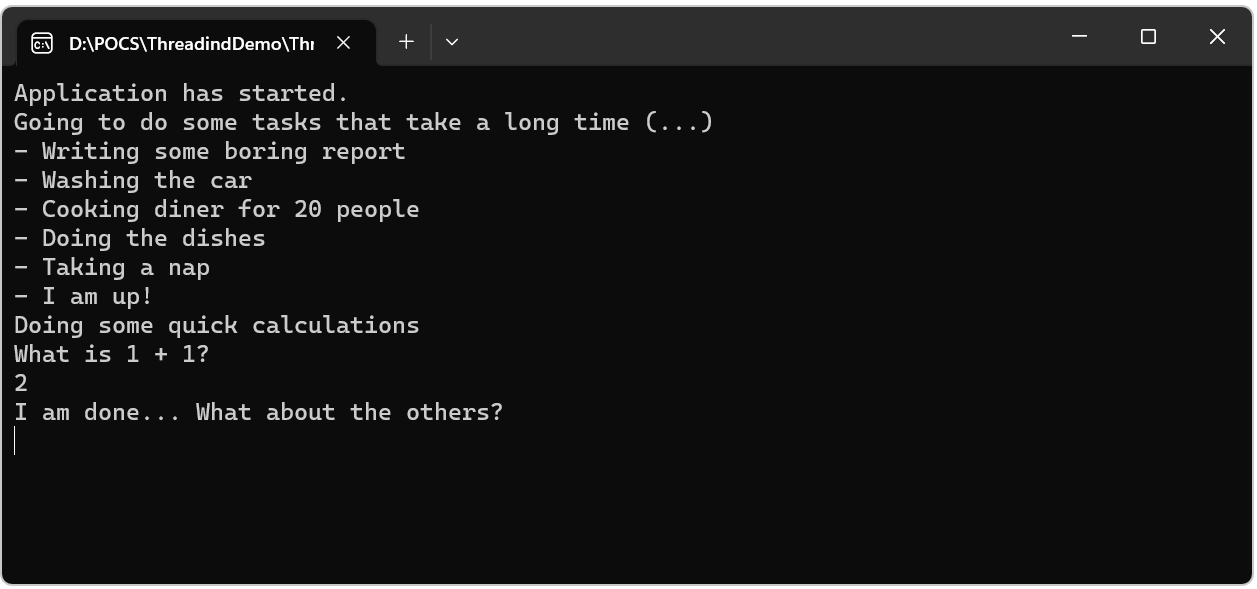Learn C# Part 22: Tasks And Threading - Kens Learning Curve