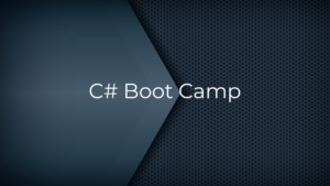 C# Bootcamp - Kens Learning Curve